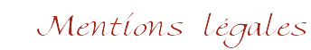 Mentions l�gales