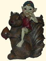 Figurine de Pixie sur Grand Ecureuil Promotions