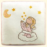 Coussin "Emily" Blanc