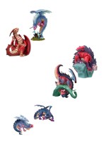 Lot de 6 Dragons Promotions