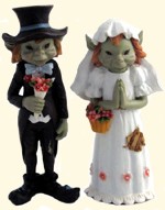 Couple de Mari&eacute;s Pixies