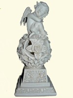 Angelot s/sph&egrave;re de Roses - A