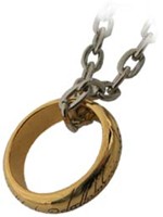L'Anneau Unique + cha�ne Bijoux Seigneur des Anneaux