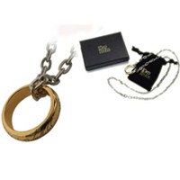 L'Anneau Unique + cha�ne Bijoux Seigneur des Anneaux