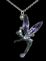 Pendentif "Tinkerbell Violette"