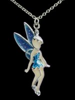 Pendentif F&eacute;e Ailes Bleues