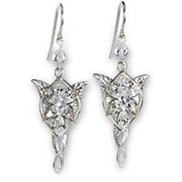 B.O. d'Arwen Etoile du Soir - Argent Massif Bijoux Seigneur des Anneaux