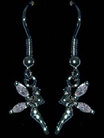 B. Oreilles F�es Argent ailes Blanches F�es Argent et Plaqu� Or