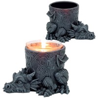 Bougeoir / Pot � crayons Dragon cache-cache D�corations Dragons