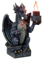 Bougeoir Dragon Bleu Senteurs F�eriques