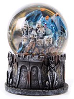 Petite Boule � Neige Dragon Bleu Boules � Neige