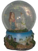 Petite Boule � Neige F�e Bleue Boules � Neige