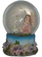 Petite Boule � Neige F�e Rose Boules � Neige