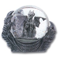 Griffes Boule � neige Dragon Noir D�corations Dragons