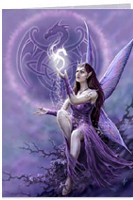 Carte Anne Stokes - Draco Faerie Cartes avec Enveloppes