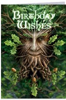 Carte Anne Stokes - Birthday Oak King Cartes avec Enveloppes