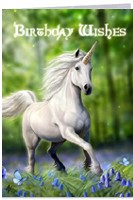 Carte Anne Stokes - Birthday Unicorn Cartes avec Enveloppes