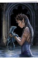 Carte Anne Stokes - Water Dragon Cartes avec Enveloppes