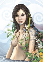 Carte Brucero - L'Elfe aux Fleurs Bruc�ro