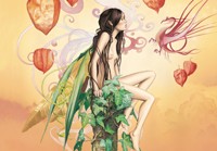 Carte Brucero - La F�e et le dragon-oiseau Bruc�ro