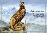Carte S�verine Pineaux - Juillet, Mois du Griffon S�verine Pineaux