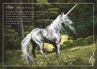 Carte S�verine Pineaux - Mai, Mois de la Licorne S�verine Pineaux