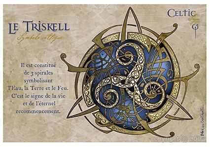 Carte Postale Triskell