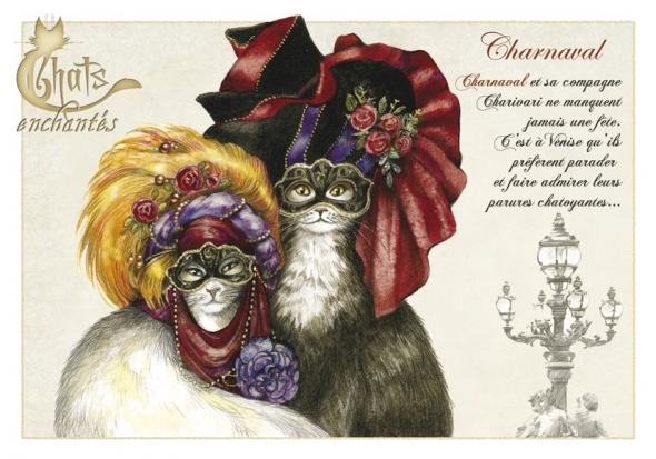 Image du jour / et belles images . Carte_severine_pineaux_chats_enchantes_cpk032_prd