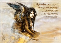 Carte S�verine Pineaux - Septembre, Mois du Sphinx S�verine Pineaux