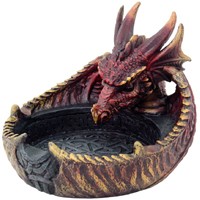 Cendrier avec Dragon Rouge D�corations Dragons