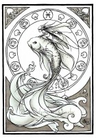 Carte Zodiaque - Poisson