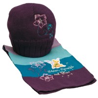 Bonnet Fonc� + Echarpe F�e Clochette V�tements F�eriques Enfants