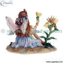 figurine f&eacute;e evening  primrose faerie crisalis faerie poppets de christine haworth