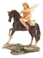 F�e sur Cheval Figurines Faerie Glen