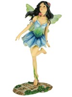 F�e jouant � la Marelle 