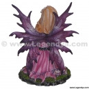 figurine de f&eacute;e enceinte rose