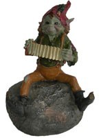 Pixie Accord�oniste sur rocher Pixies Musiciens
