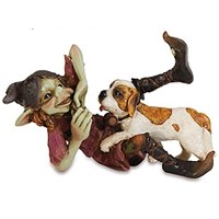 Pixie avec Chien St Bernard Pixies avec Animaux
