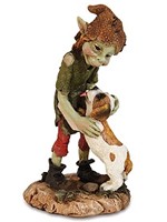 Pixie avec Chien St Bernard Pixies avec Animaux