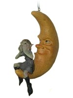 Pixie chantant sur Lune Pixies � Suspendre