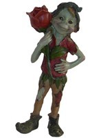 Pixie avec une rose Love Pixies