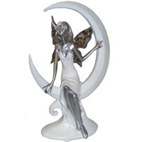 F�e Prestige assise sur lune Figurines de F�es Divers