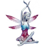 F�e Lotus Rouge en m�tal F�es en M�tal