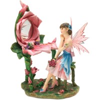 F�e romantique avec miroir Figurines Faerie Glen
