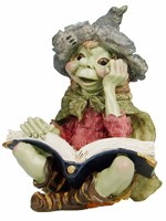 Pixie G�ant avec Livre Pixies Sorciers