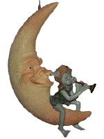 Grand Pixie sur Lune Pixies � Suspendre