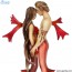 figurine couple de sir&egrave;nes Entwined