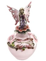 Flacon � Parfum Rose avec F�e Coffrets  F�eriques