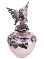 Flacon � Parfum Violet avec F�e Coffrets  F�eriques