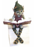 Grand Pixie avec Livre Bord d'Etag�re Pixies Bord d'Etag�re